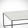 Hanah Home Mesa de Centro Poly - Marmo Blanco y Negro